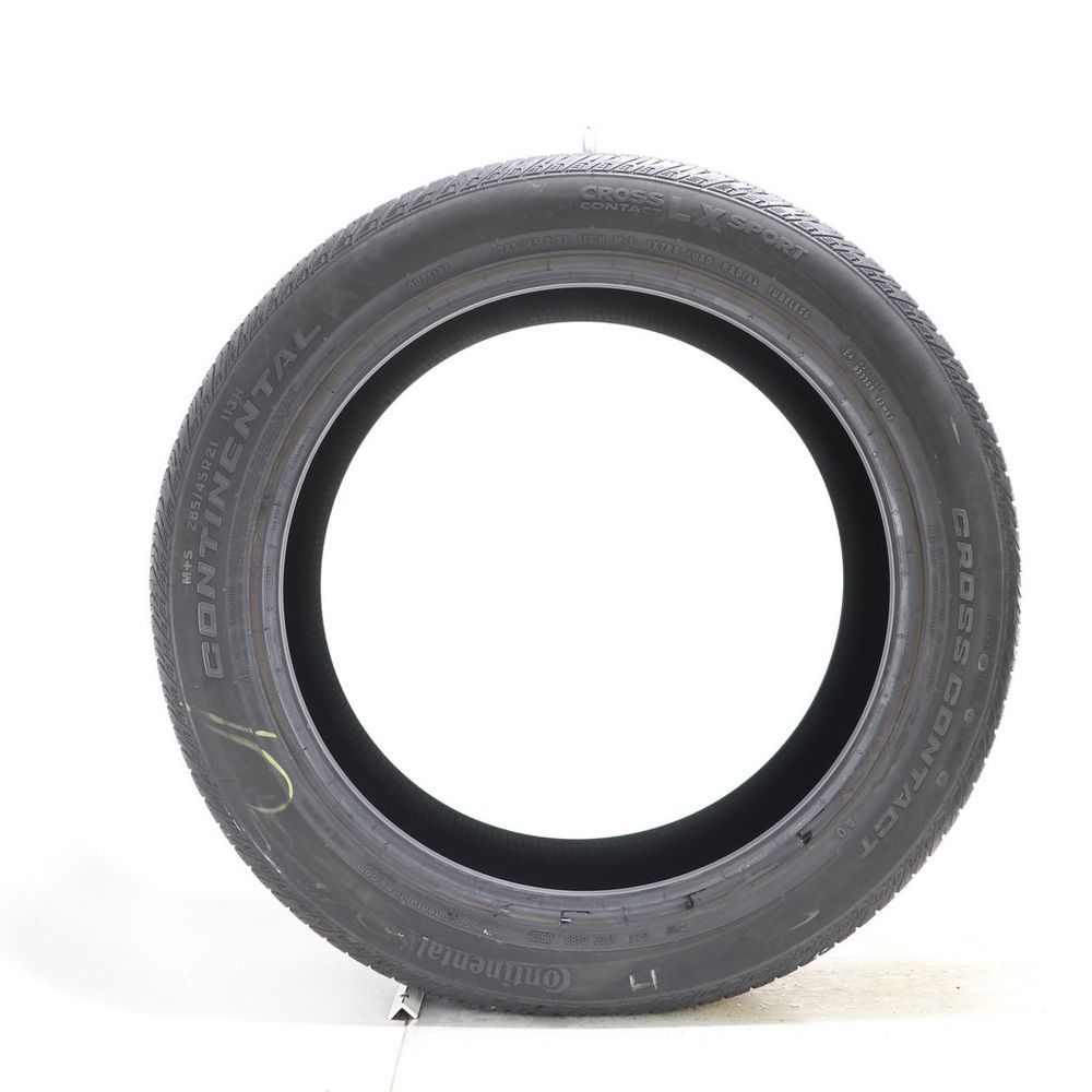Set of (2) Used 285/45R21 Continental CrossContact LX Sport AO 113H - 9-10/32 - Image 3