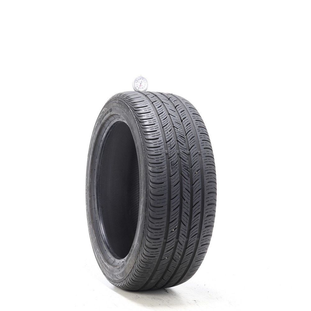 Set of (2) Used 225/45R17 Continental ContiProContact MO 91H - 7.5-8/32 - Image 1