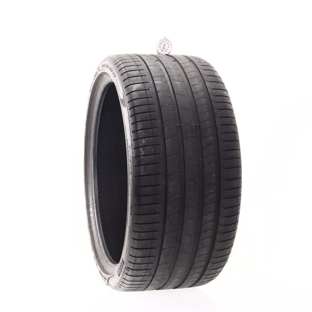 Set of (2) Used 315/30ZR22 Pirelli P Zero B PZ4 107Y - 6.5-7.5/32 - Image 4