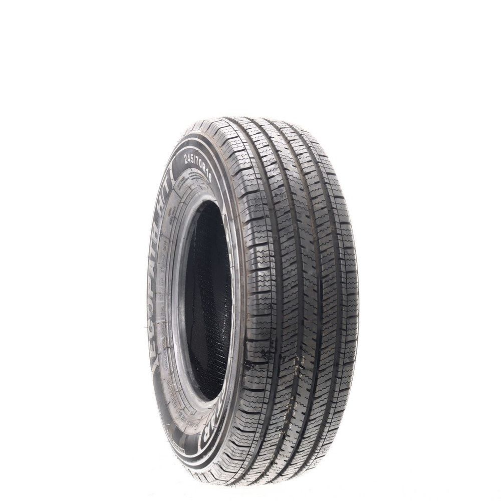 Set of (2) Driven Once 245/70R16 Travelstar Ecopath H/T 111H - 11/32 - Image 1