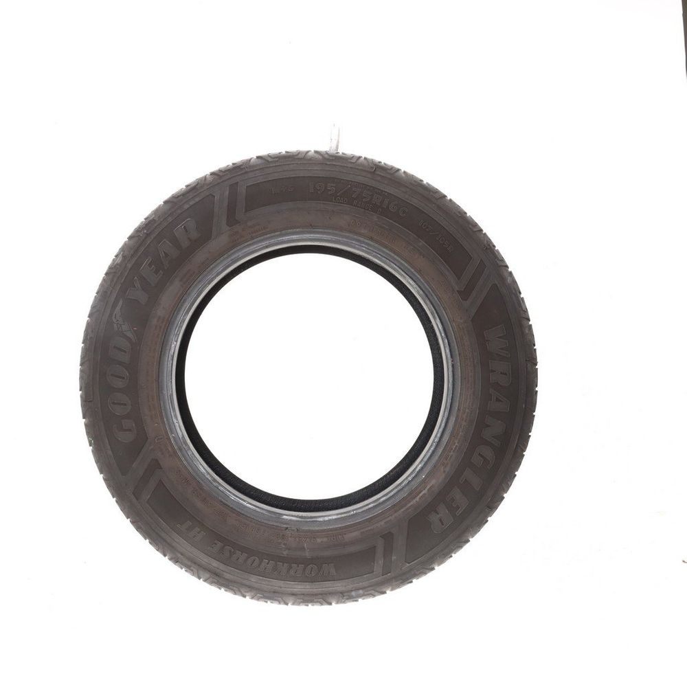 Set of (2) Used 195/75R16C Goodyear Wrangler Workhorse HT 107/105R - 7-8/32 - Image 3