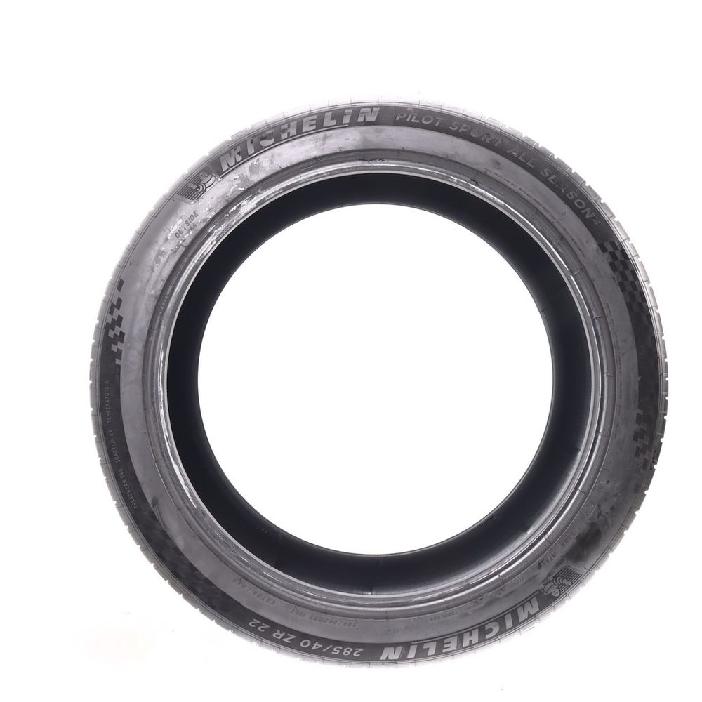 Set of (2) Used 285/40ZR22 Michelin Pilot Sport All Season 4 110Y - 6.5/32 - Image 3