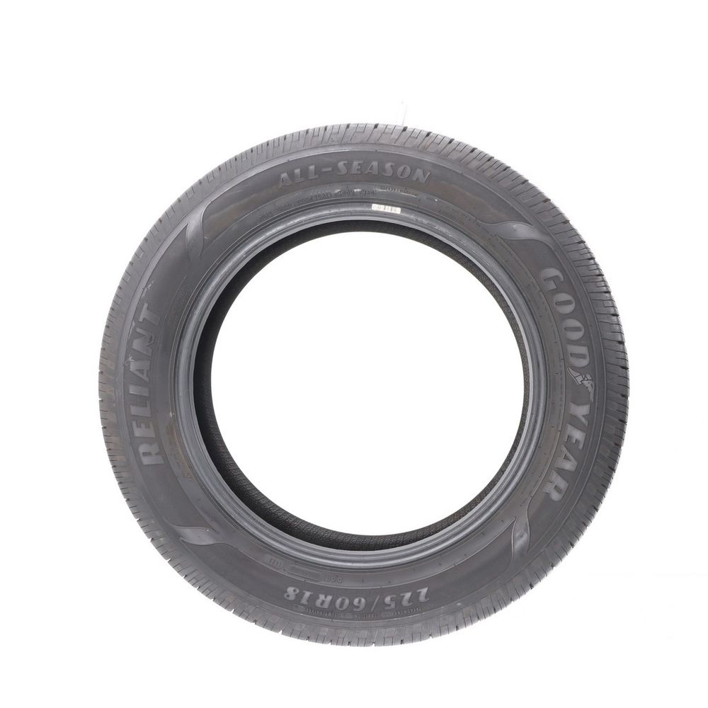Set of (4) Used 225/60R18 Goodyear Reliant All-season 100V - 9-10/32 - Image 3