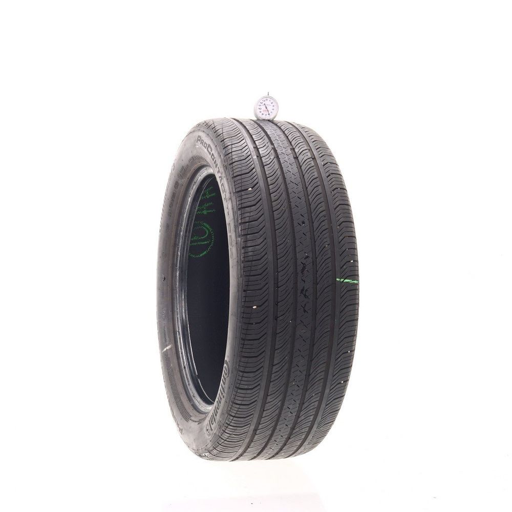 Set of (2) Used 235/50R18 Continental ProContact TX SSR MOE 97H - 5.5-7/32 - Image 1