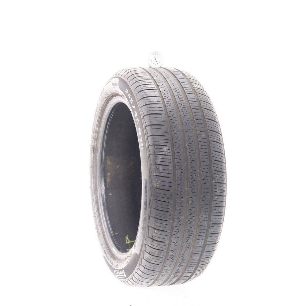 Used 245/45R18 Pirelli Cinturato P7 MOE Run Flat 100H - 6/32 - Image 1