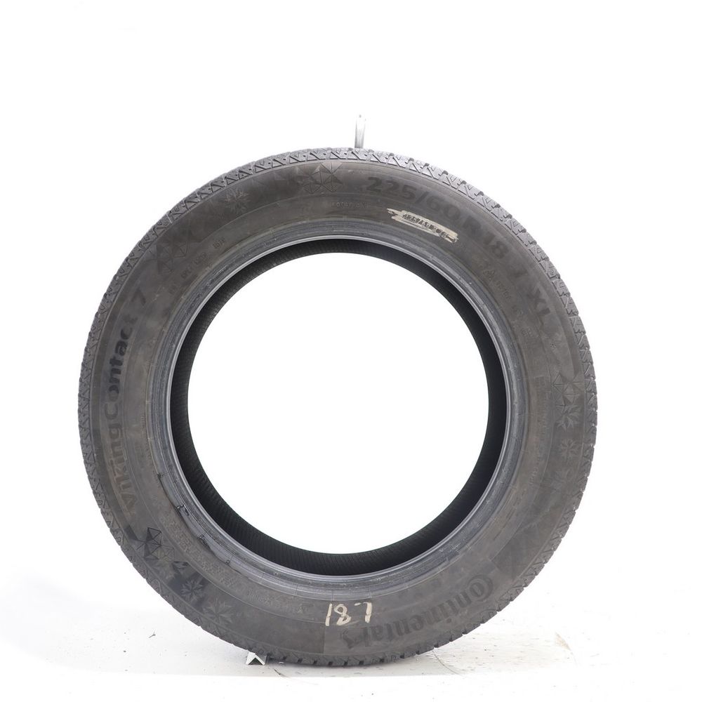 Set of (2) Used 225/60R18 Continental VikingContact 7 104T - 7.5/32 - Image 3