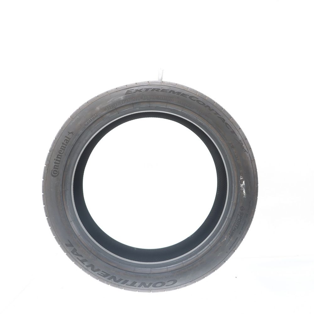 Set of (2) Used 245/40ZR17 Continental ExtremeContact Sport 91W - 8.5/32 - Image 3