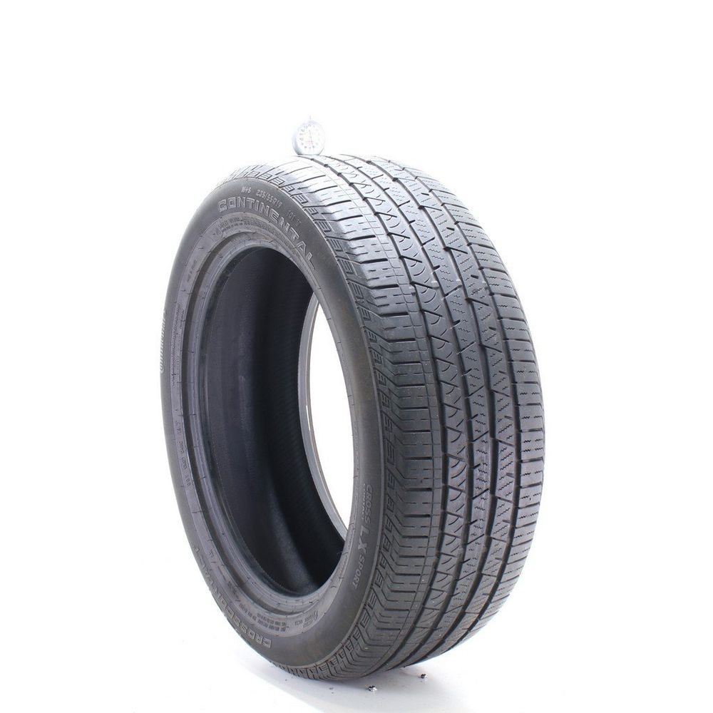 Set of (2) Used 235/55R19 Continental CrossContact LX Sport AR 101V - 6.5-8/32 - Image 1