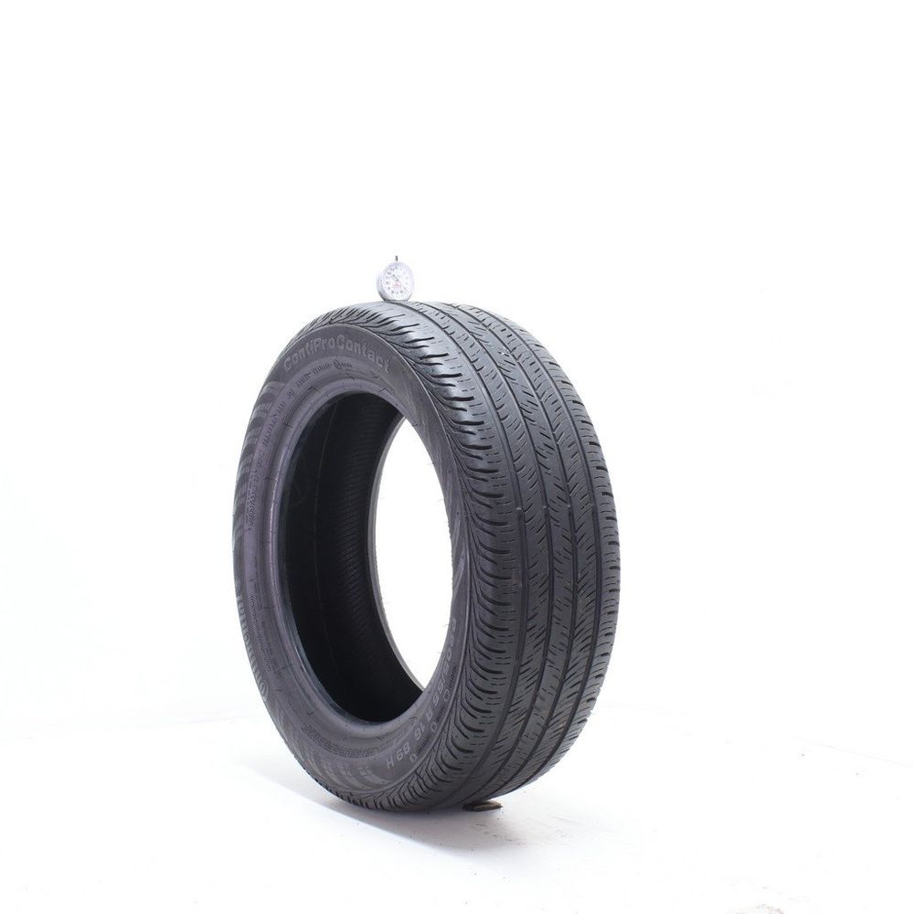Set of (2) Used 205/55R16 Continental ContiProContact 89H - 5-5.5/32 - Image 1