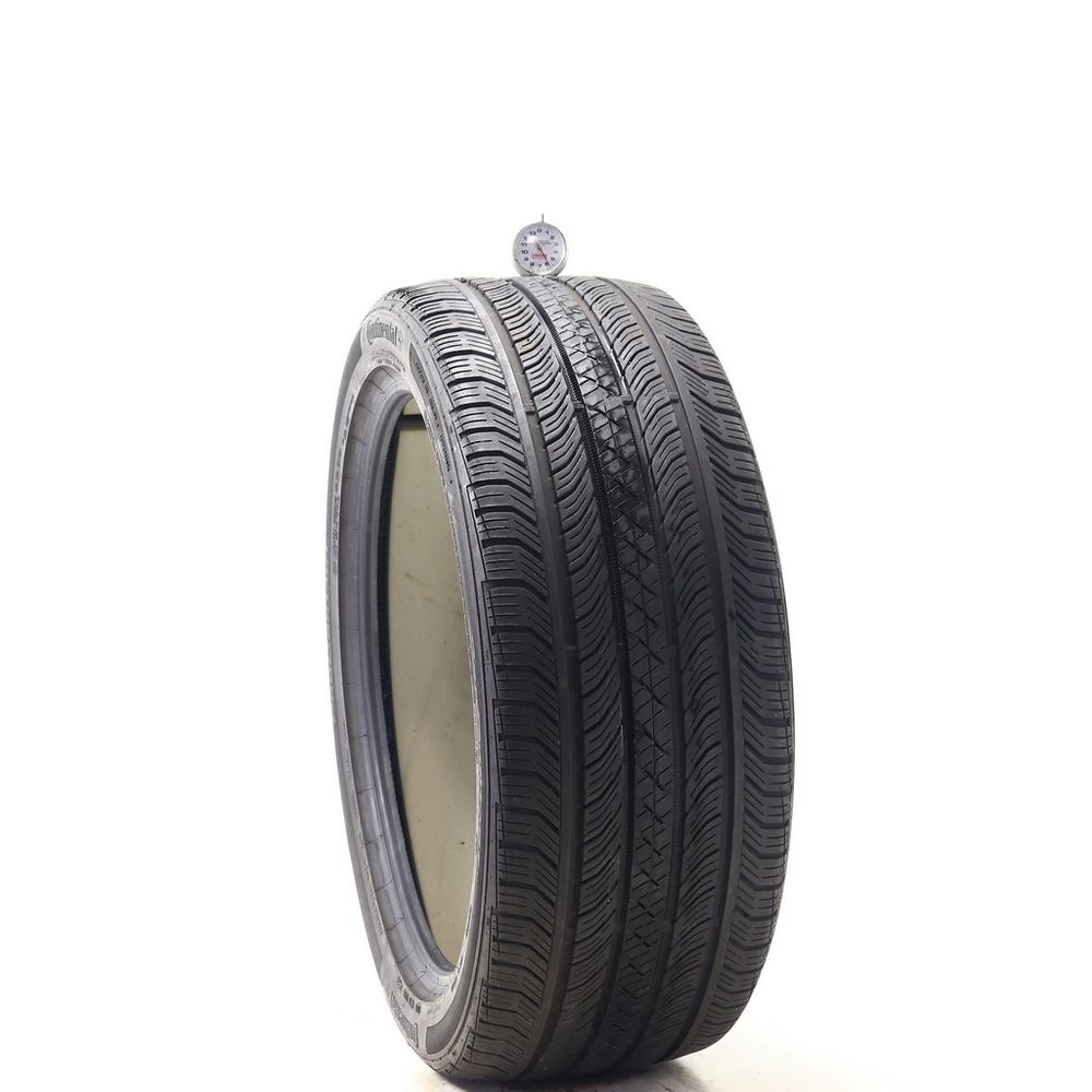 Set of (2) Used 255/40R20 Continental ProContact TX AO ContiSilent  101H - 5.5/32 - Image 1