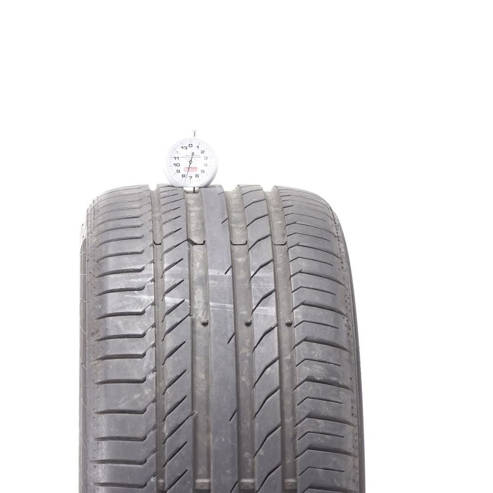 Set of (2) Used 245/40R18 Continental ContiSportContact 5 SSR MOE 97Y - 7.5-8/32 - Image 2