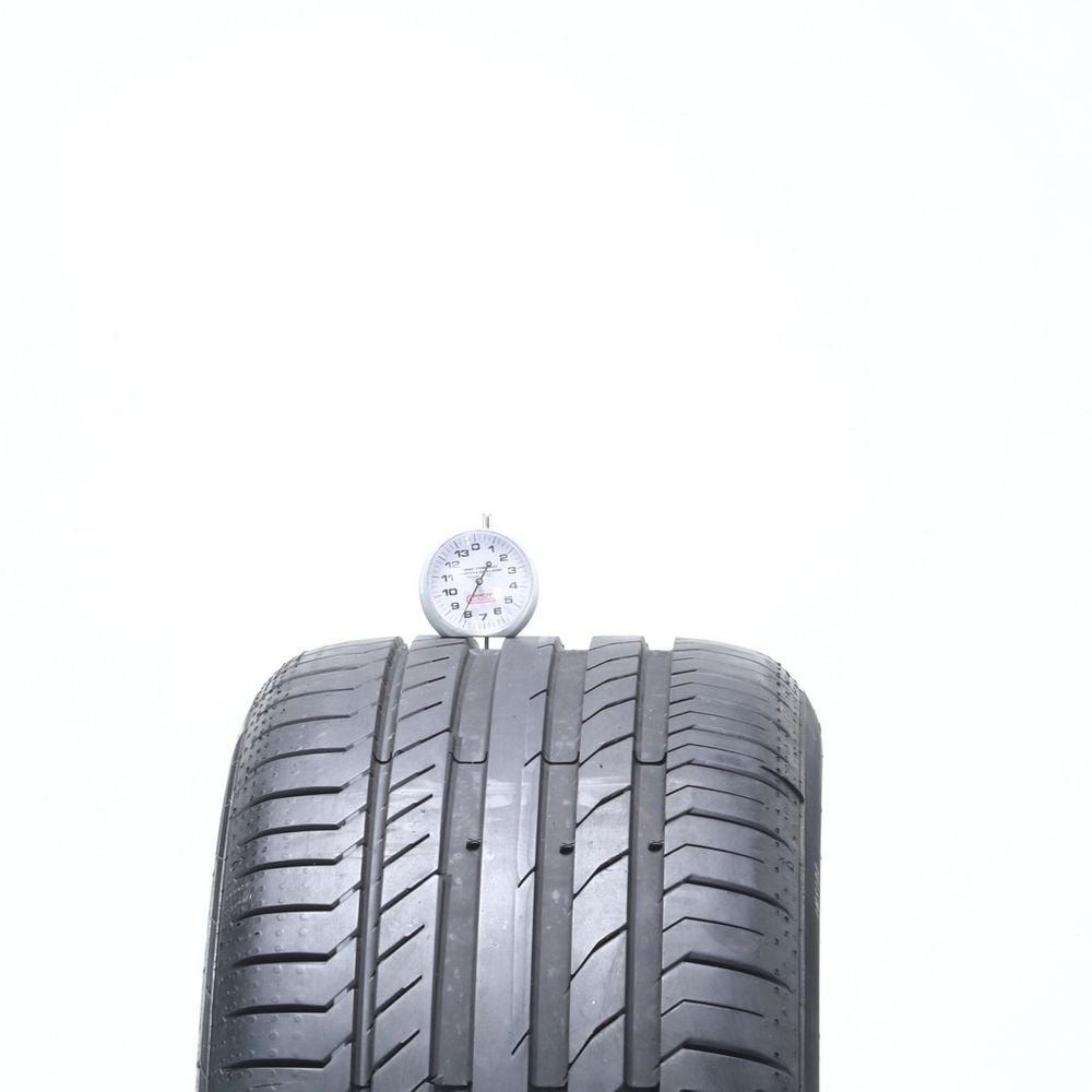 Set of (2) Used 245/40R18 Continental ContiSportContact 5 SSR MOE 97Y - 7.5-8/32 - Image 5