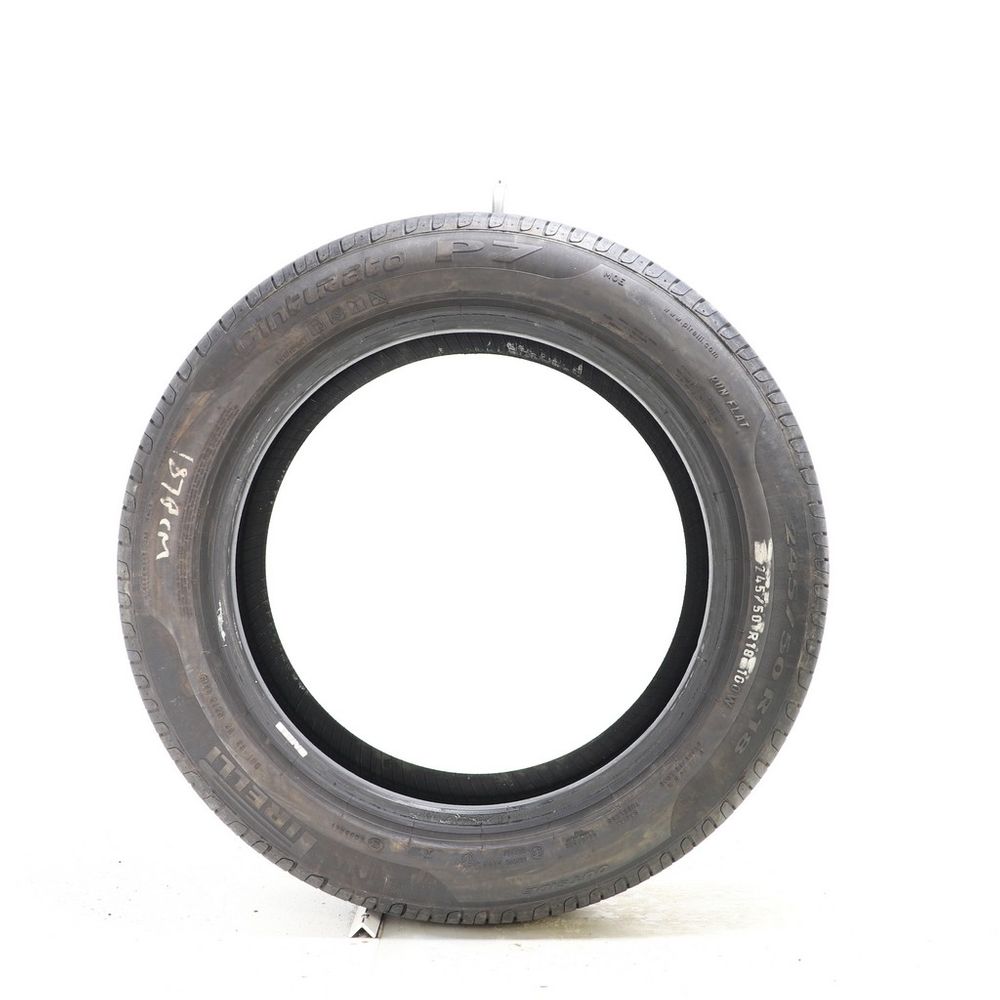 Used 245/50R18 Pirelli Cinturato P7 MOE Run Flat 100W - 7.5/32 - Image 3