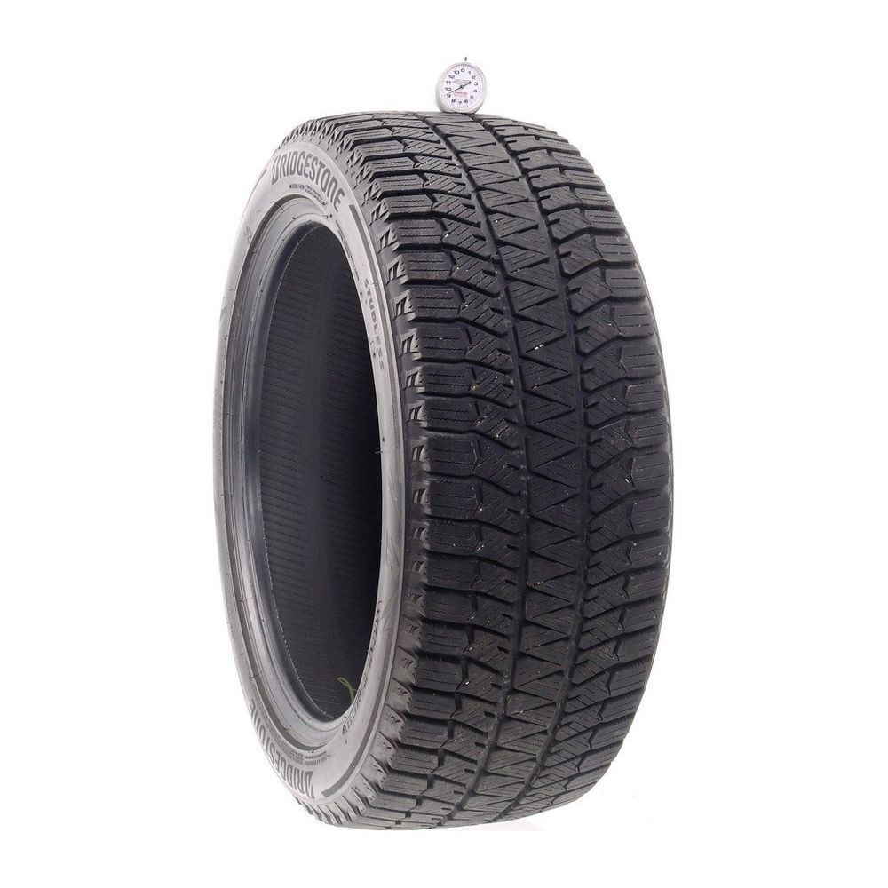 Set of (2) Used 245/45R18 Bridgestone Blizzak WS90 Studless 100H - 9-10/32 - Image 1