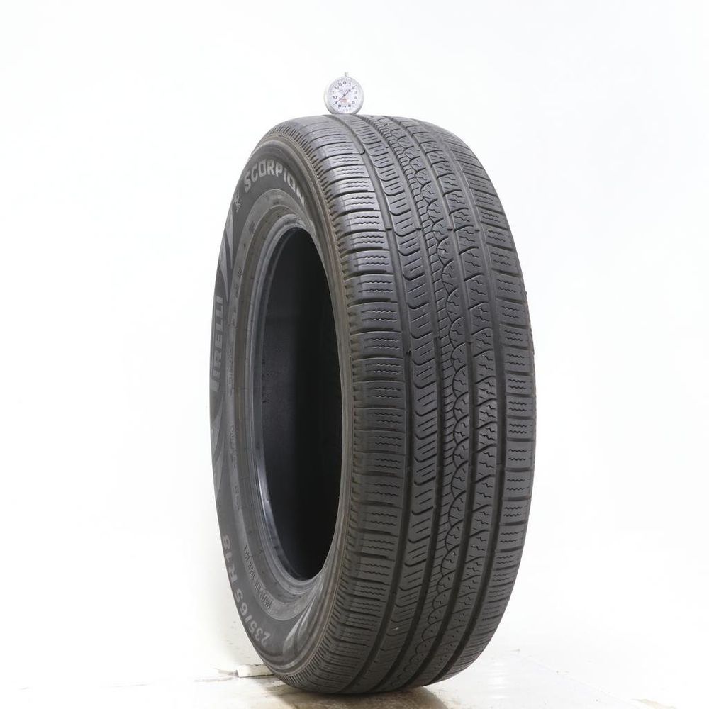 Set of (2) Used 235/65R18 Pirelli Scorpion AS Plus 3 106H - 8.5-10/32 - Image 1