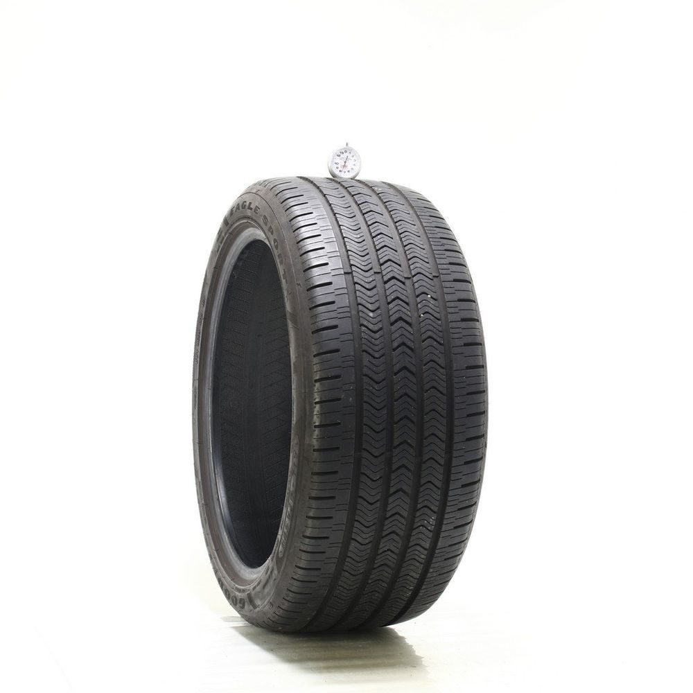 Set of (2) Used 255/40R19 Goodyear Eagle Sport AS 100H - 7.5-9/32 - Image 1