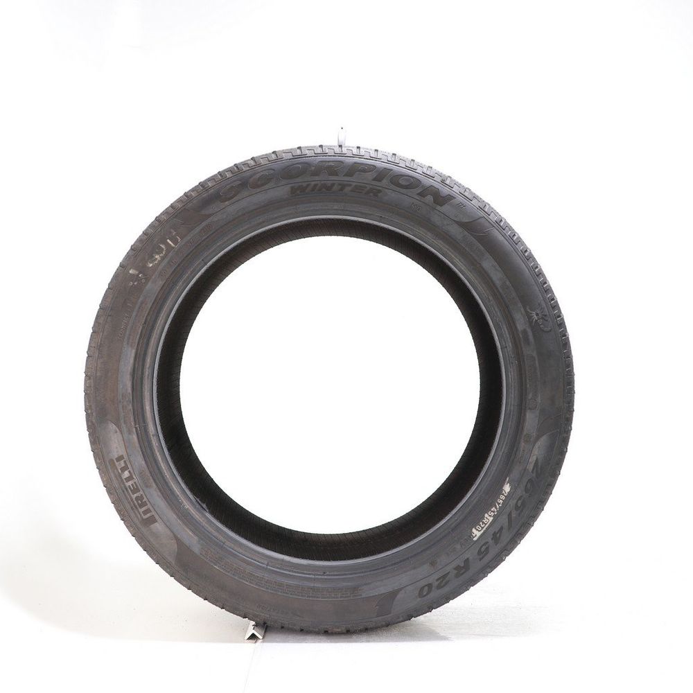 Set of (2) Used 265/45R20 Pirelli Scorpion Winter MO 108V - 7.5-8/32 - Image 3