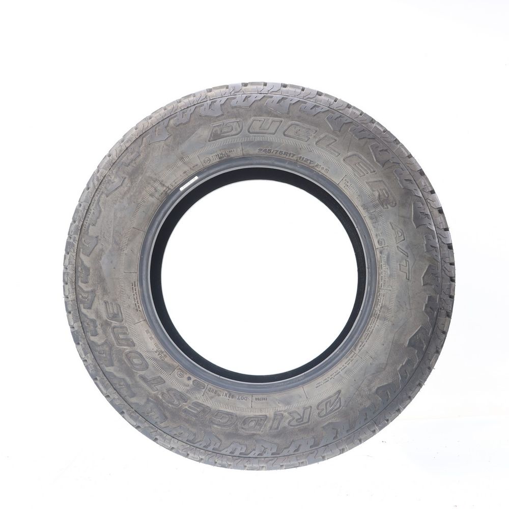 Set of (2) Driven Once 245/75R17 Bridgestone Dueler A/T RH-S 112T - 14/32 - Image 3