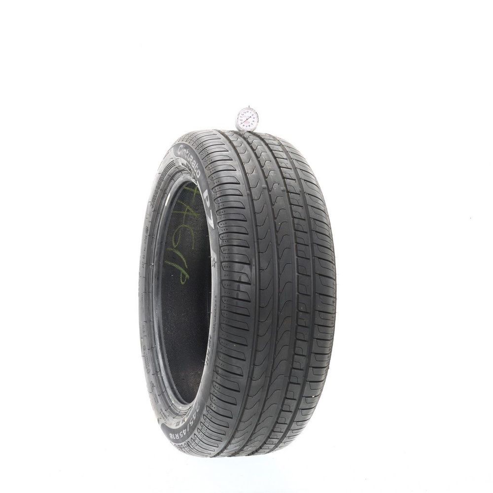 Used 245/45R18 Pirelli Cinturato P7 Run Flat 96Y - 8.5/32 - Image 1