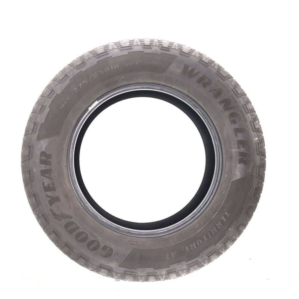 Set of (4) Used 275/65R18 Goodyear Wrangler Territory AT 116T - 7-8/32 - Image 3