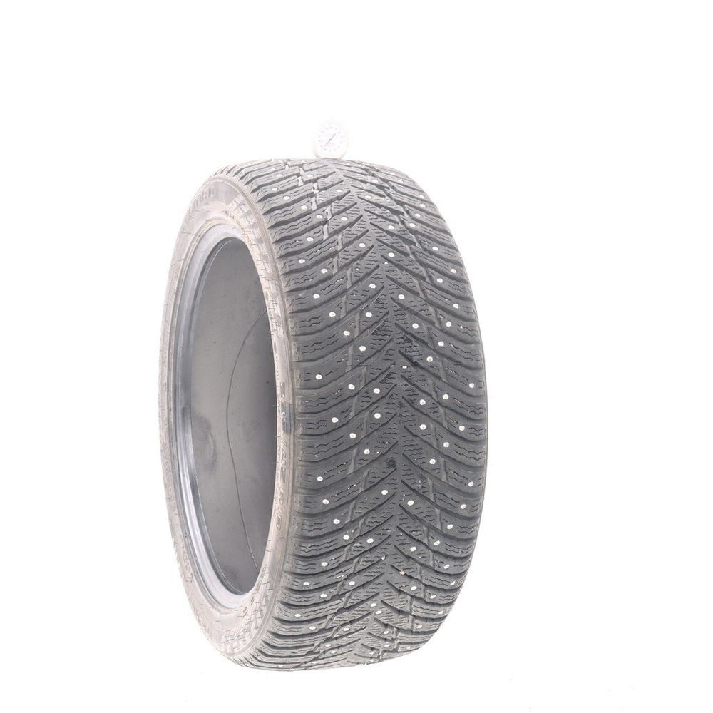 Set of (2) Used 235/45R18 Nokian Hakkapeliitta 10 Studded 98T - 8.5-10/32 - Image 1