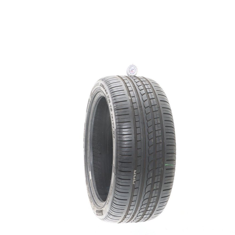 Used 235/40ZR18 Pirelli P Zero Rosso 91Y - 9/32 - Image 1