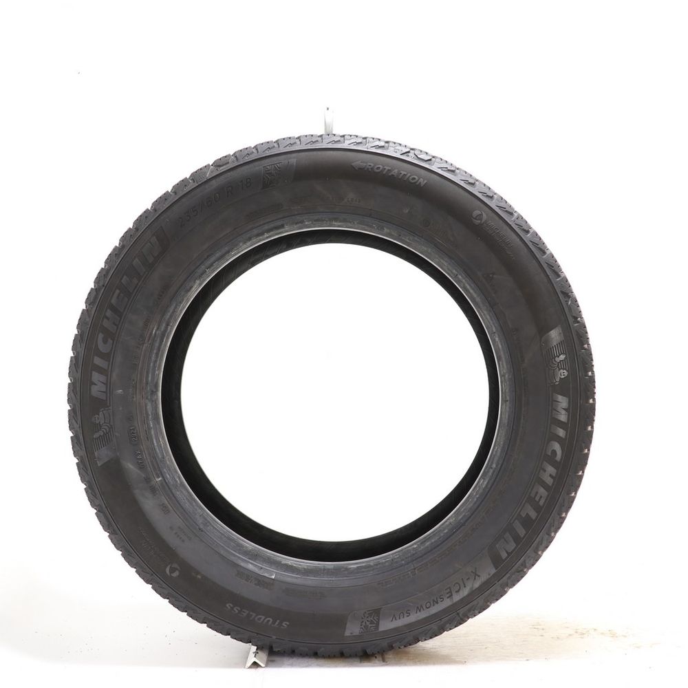 Set of (2) Used 235/60R18 Michelin X-Ice Snow SUV 107T - 6.5-7/32 - Image 3