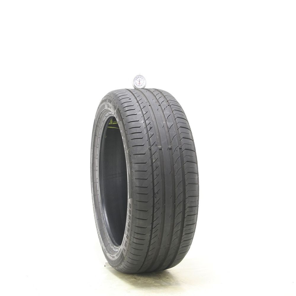 Set of (2) Used 225/45R18 Continental ContiSportContact 5 SSR 91Y - 5.5-7/32 - Image 4