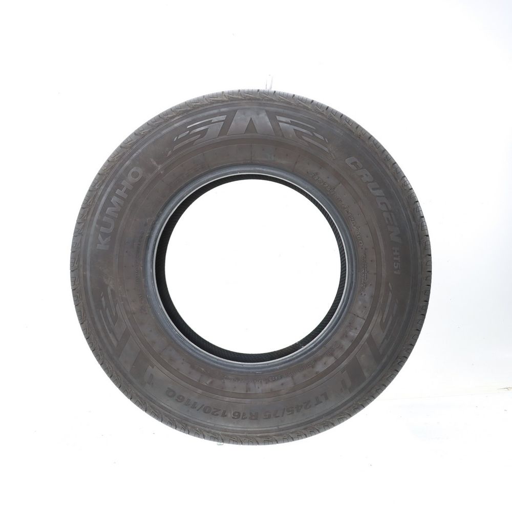 Set of (2) Used LT 245/75R16 Kumho Crugen HT51 120/116Q E - 9-9.5/32 - Image 3