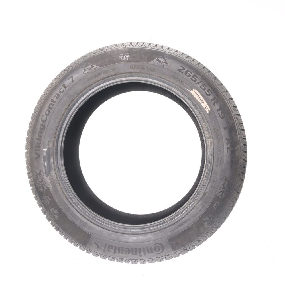 Set of (2) Used 265/55R19 Continental VikingContact 7 113T - 9.5/32 - Image 3