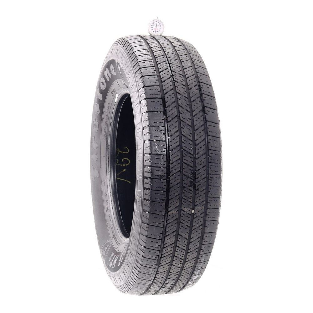 Set of (2) Used LT 245/75R17 Firestone Transforce HT2 121/118R E - 7-7.5/32 - Image 1
