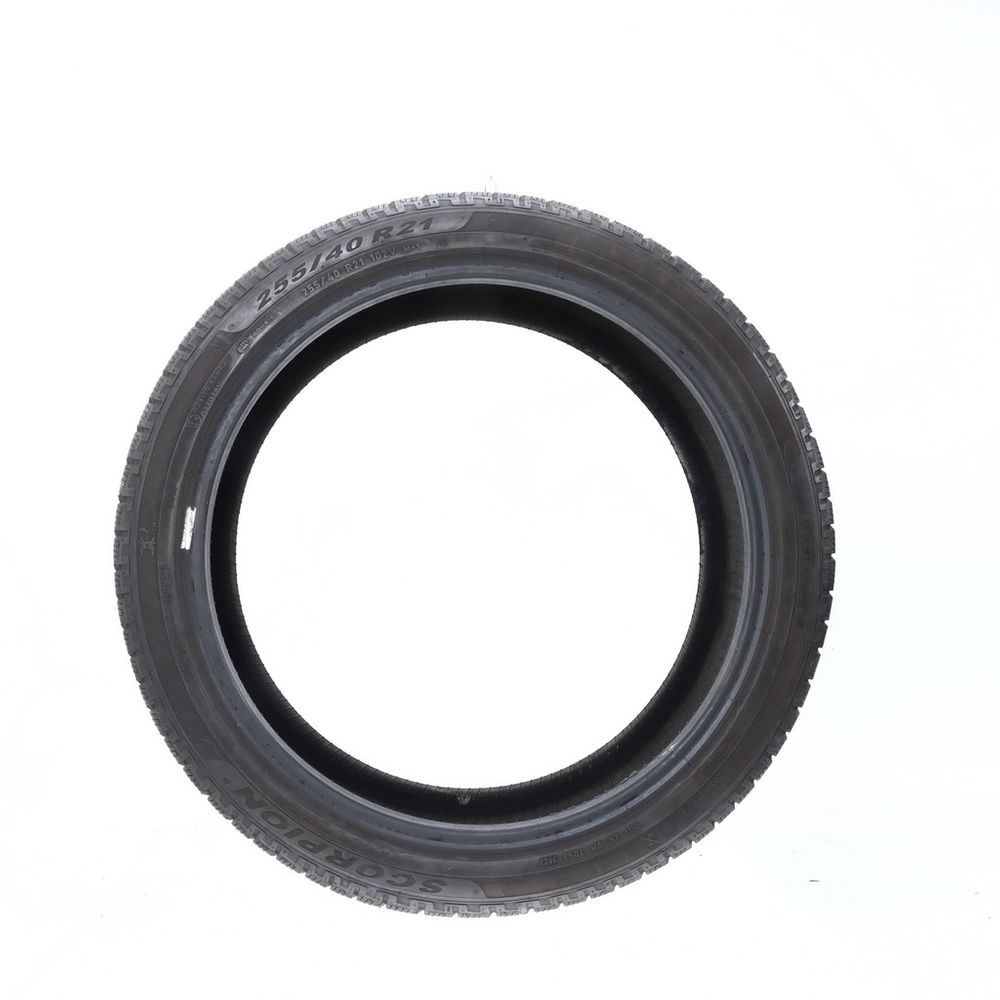 Used 255/40R21 Pirelli Scorpion Winter 102V - 7.5/32 - Image 3