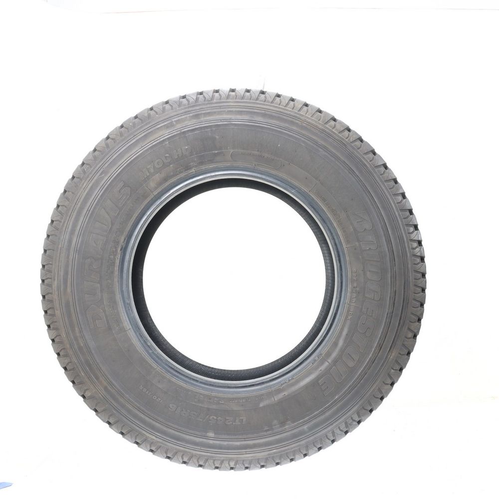Set of (2) Used LT 245/75R16 Bridgestone Duravis M700 HD 120/116R E - 11-12/32 - Image 3