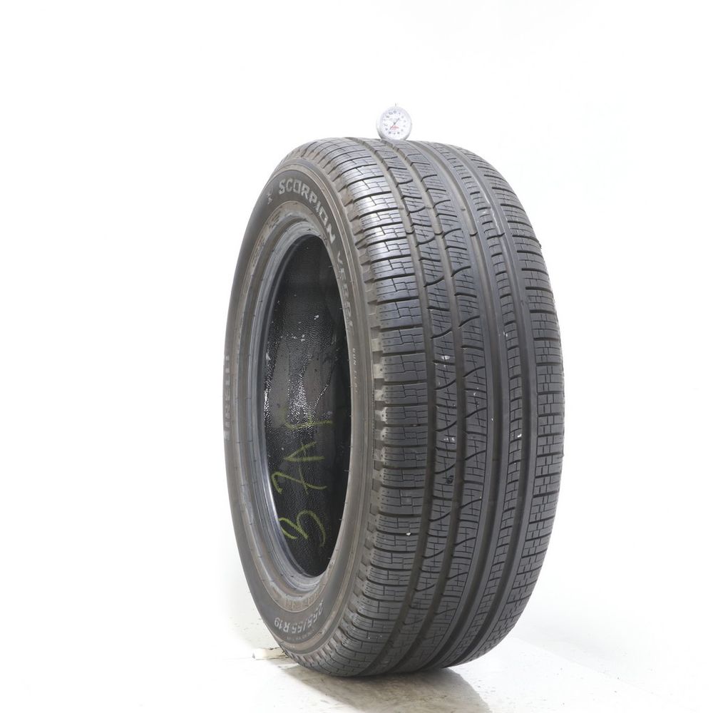 Set of (2) Used 255/55R19 Pirelli Scorpion Verde Run Flat AOE 111H - 7-8.5/32 - Image 4