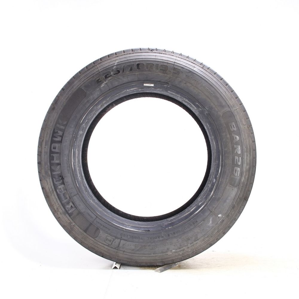 Set of (2) Used 225/70R19.5 Blackhawk BAR26  128/126L - 15/32 - Image 3