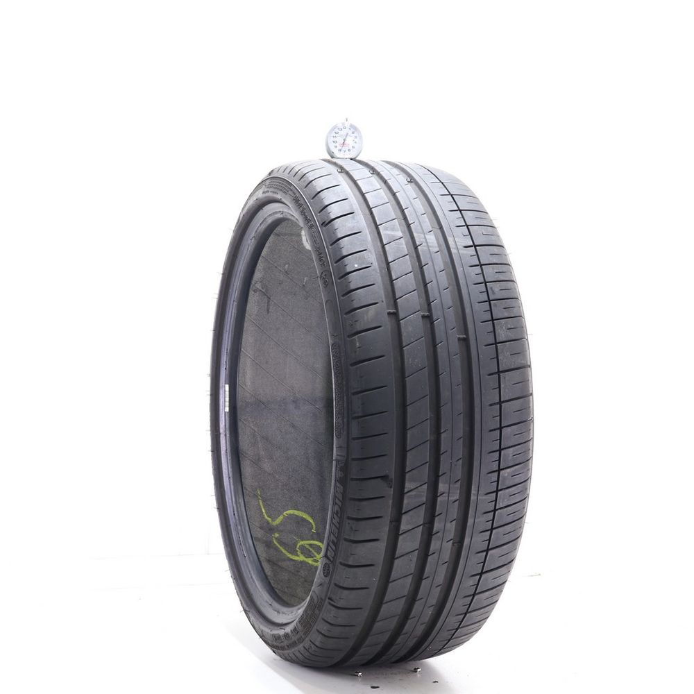 Set of (2) Used 245/35R20 Michelin Pilot Sport 3 ZP MOE 95Y - 7.5-8/32 - Image 1