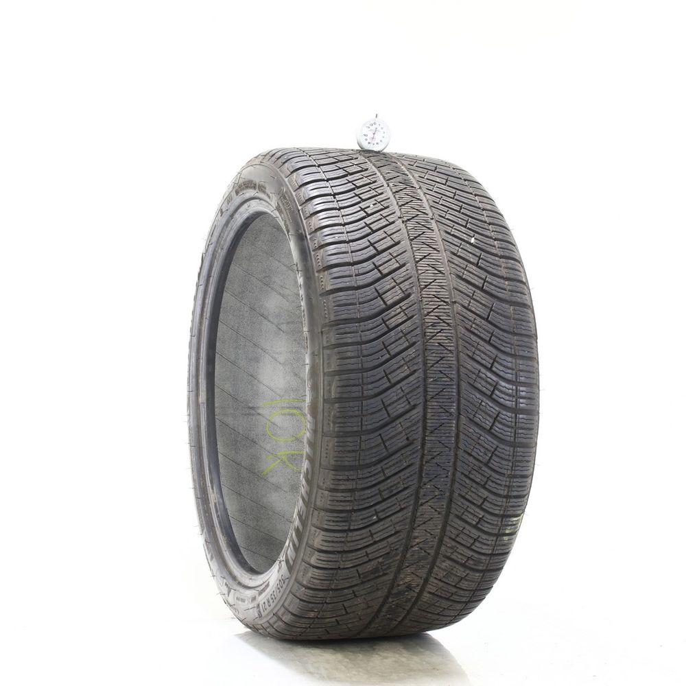 Set of (2) Used 305/35R21 Michelin Pilot Alpin 5 SUV NO 109V - 6-7.5/32 - Image 4