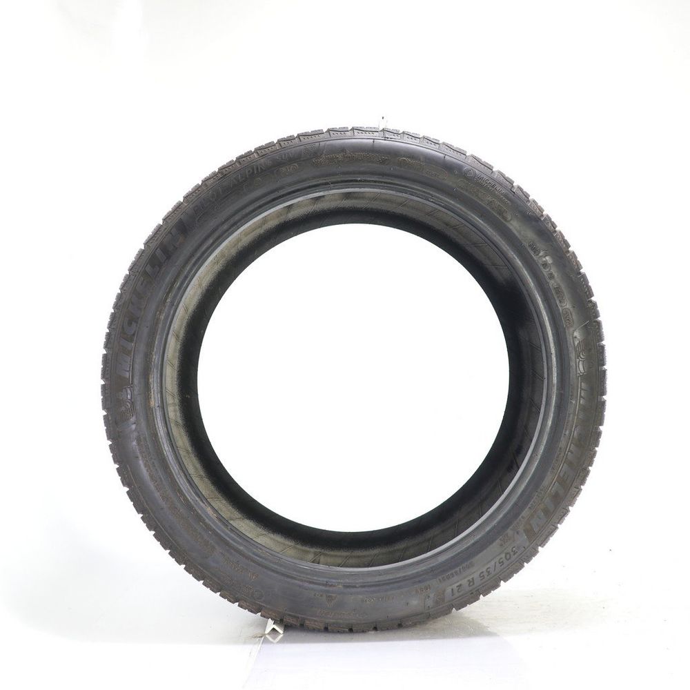 Set of (2) Used 305/35R21 Michelin Pilot Alpin 5 SUV NO 109V - 6-7.5/32 - Image 6