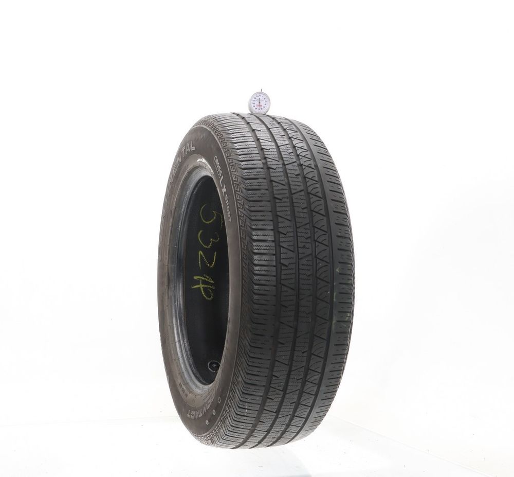Set of (2) Used 235/60R18 Continental CrossContact LX Sport 103H - 6.5/32 - Image 1