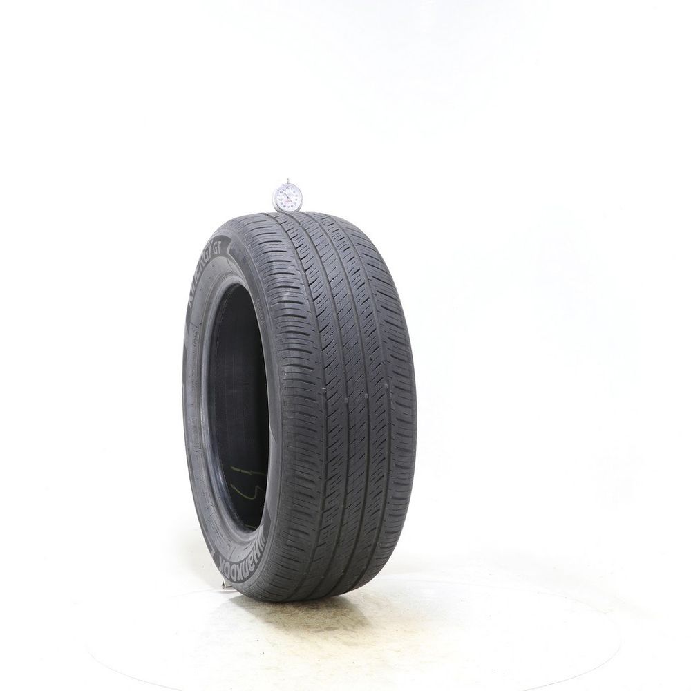 Set of (2) Used 215/55R16 Hankook Kinergy GT 93H - 5-6/32 - Image 1