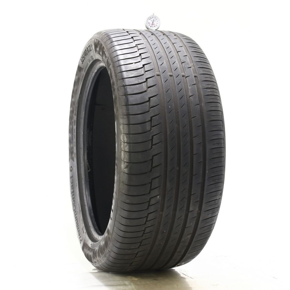 Set of (2) Used 325/40R22 Continental PremiumContact 6 MO-S ContiSilent 114Y - 7.5-8/32 - Image 1