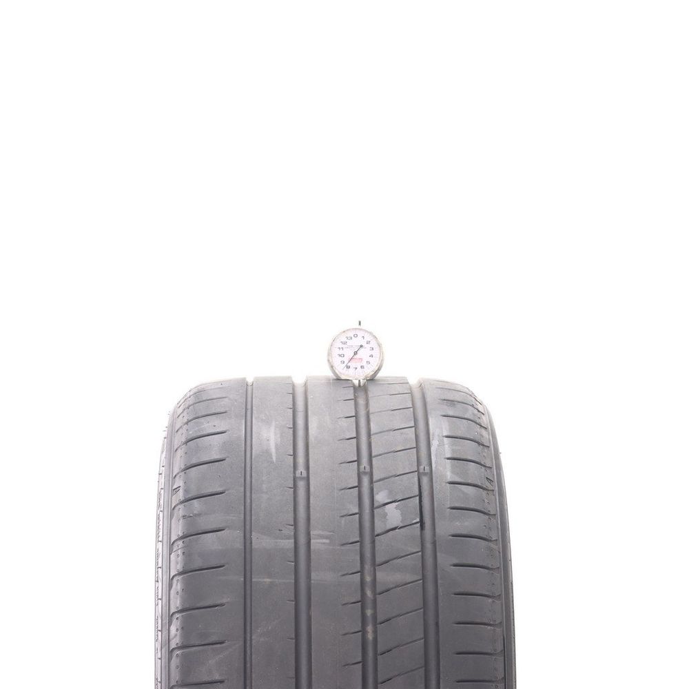 Set of (2) Used 285/30ZR20 Yokohama Advan Sport V107 99Y - 7-8/32 - Image 5