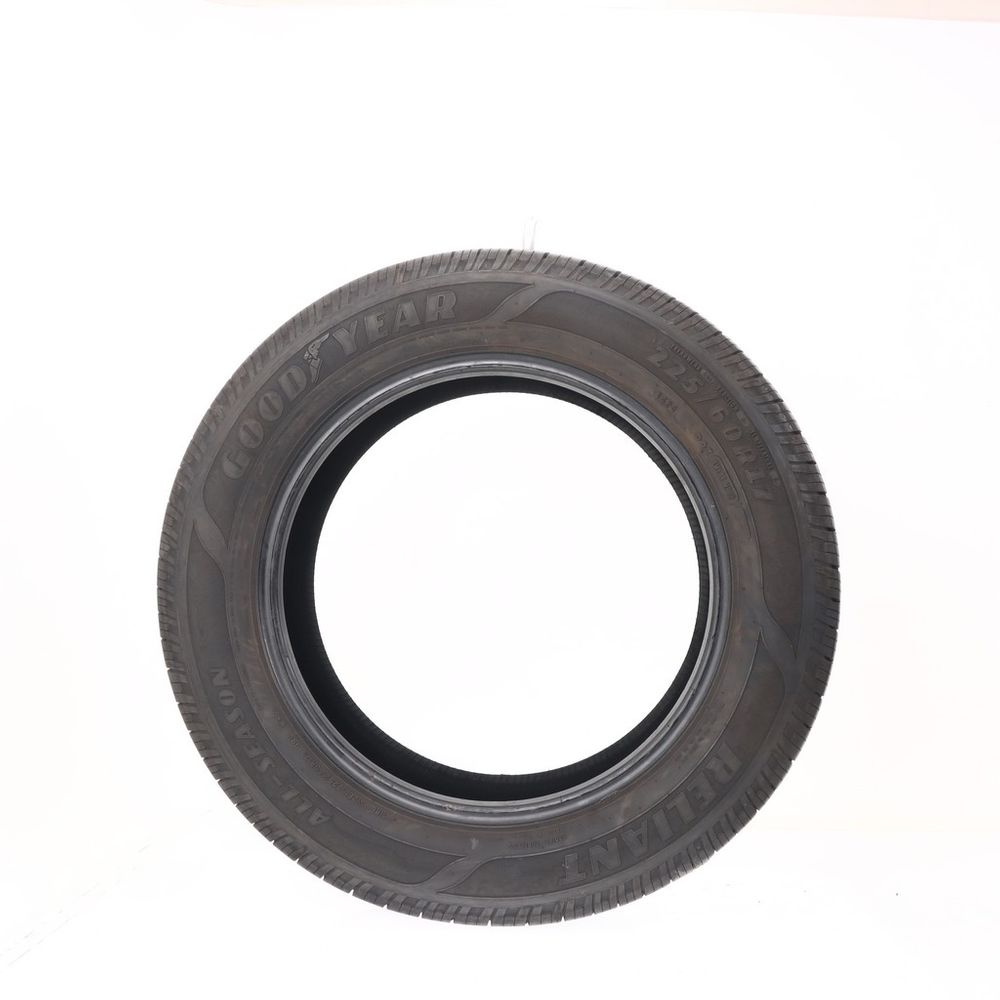 Set of (2) Used 225/60R17 Goodyear Reliant All-season 99V - 8.5-9/32 - Image 6