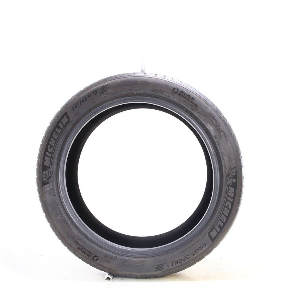 Set of (2) Used 245/45R19 Michelin Pilot Sport 4 AO Acoustic 102Y - 6.5/32 - Image 3