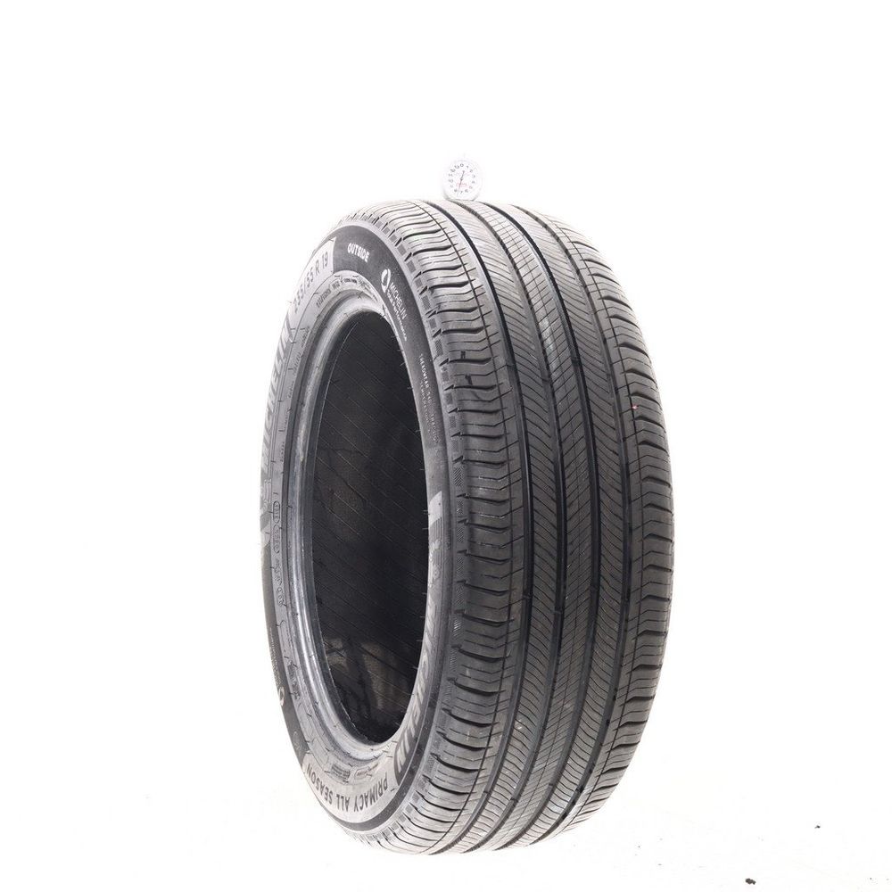 Set of (4) Used 235/55R19 Michelin Primacy All Season MO 105H - 7.5-8/32 - Image 1