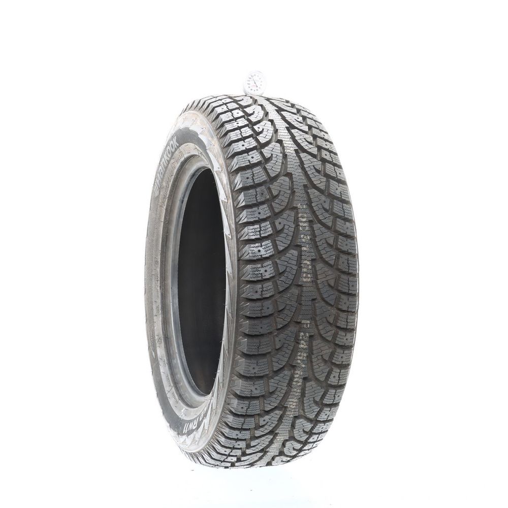 Set of (2) Used 245/60R18 Hankook iPike RW11 Studded 104T - 13/32 - Image 1