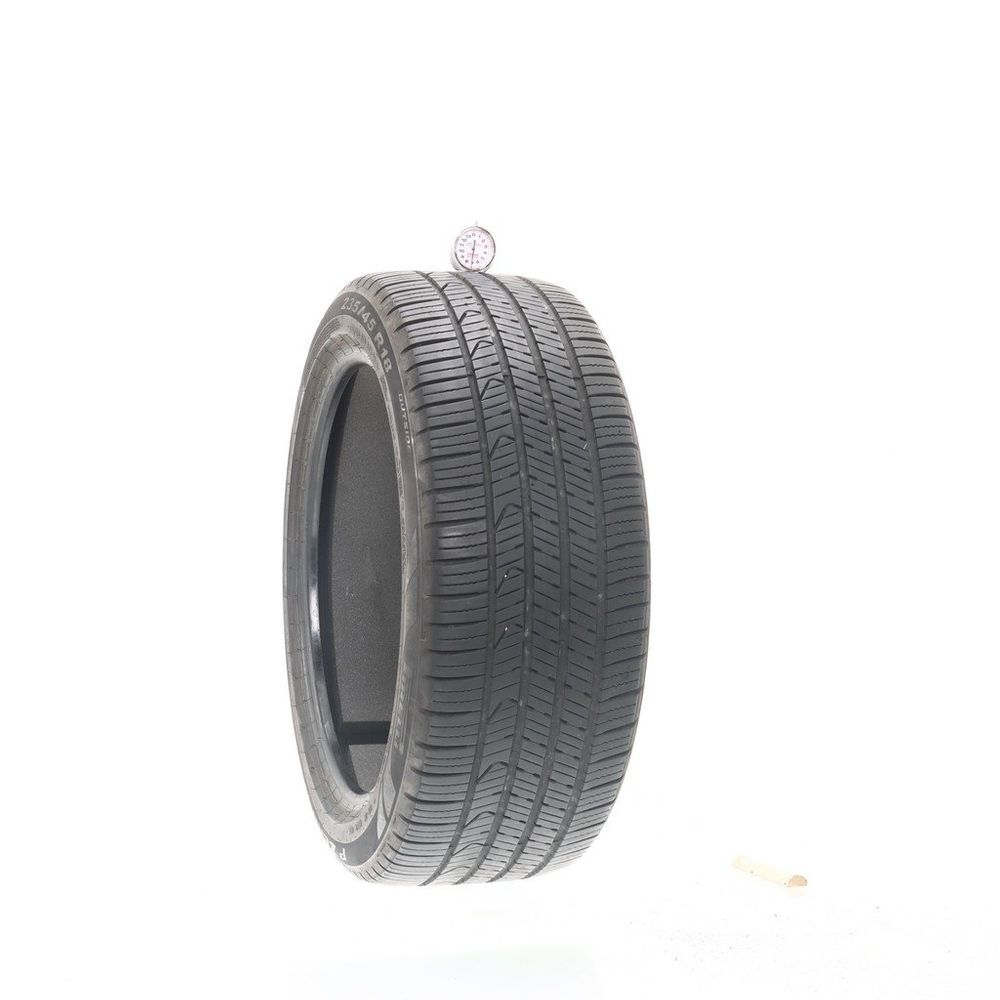 Set of (2) Used 235/45R18 Pirelli P Zero AS Plus 3 Elect PNCS 98Y - 7-8/32 - Image 1
