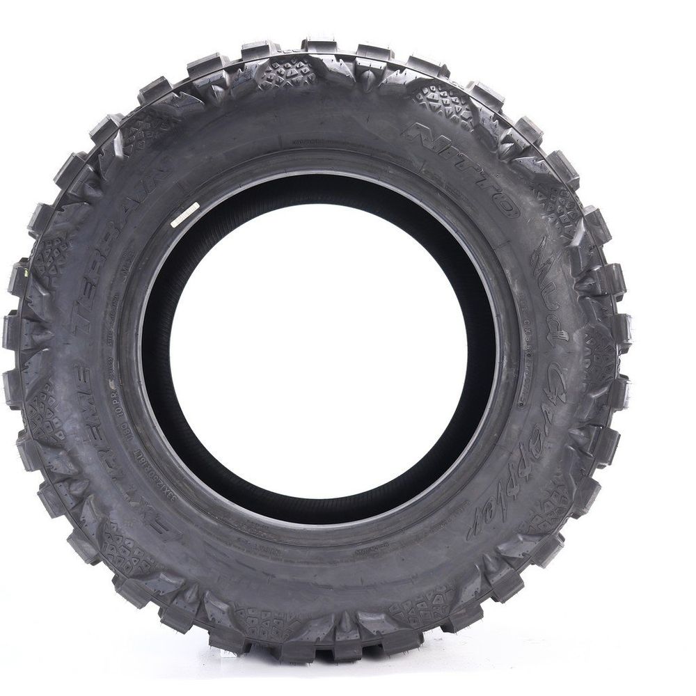 Set of (2) Driven Once LT 33X12.5R18 Nitto Extreme Terrain Mud Grappler 118Q E - 21/32 - Image 3