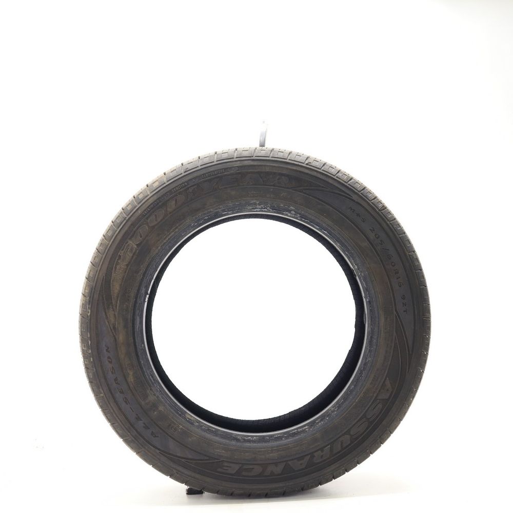 Set of (4) Used 205/60R16 Goodyear Assurance All-Season 92T - 7.5/32 - Image 3