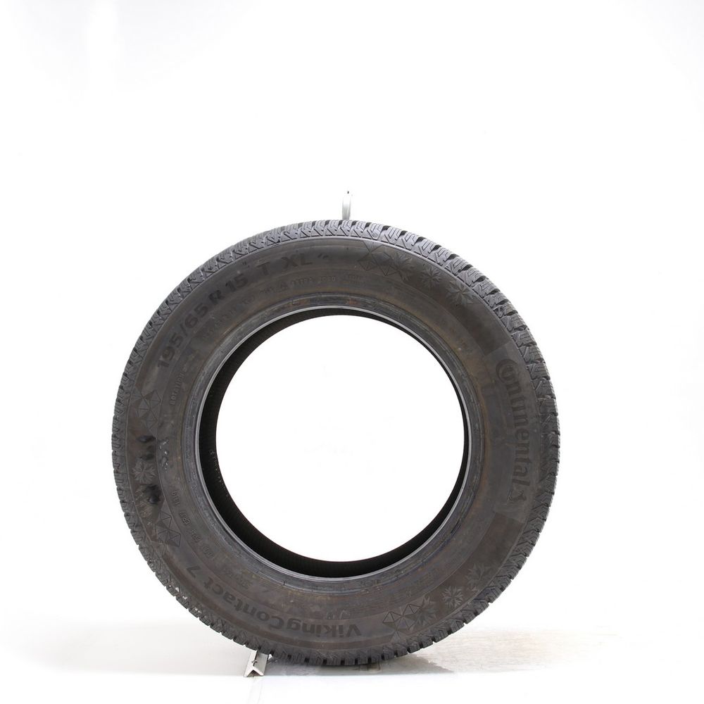 Set of (2) Used 195/65R15 Continental VikingContact 7 95T - 8/32 - Image 3